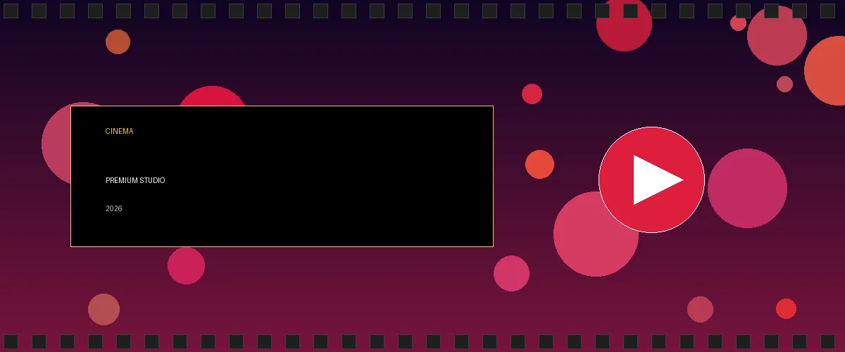 搜同网影视传媒平台主视觉横幅展示专业影视制作场景